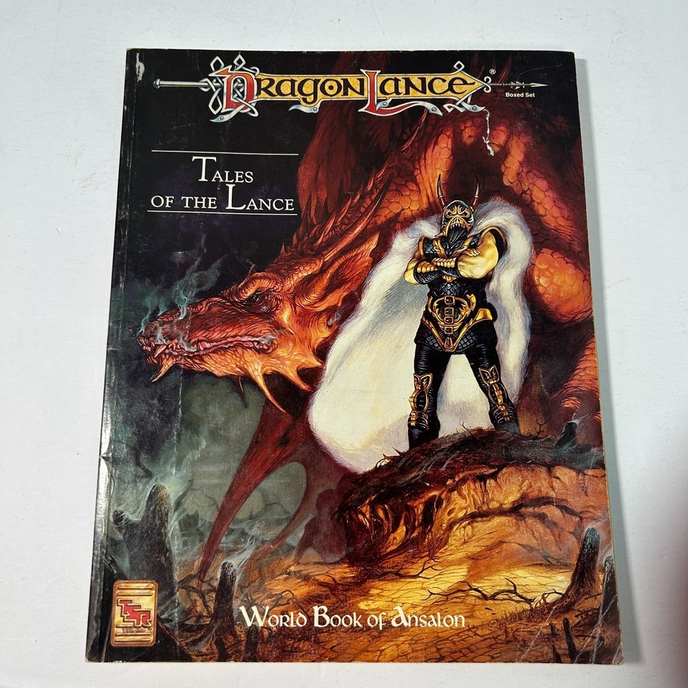 Dragonlance Tales of the Lance World Book of Ansalon TSR ADnD Sourcebook ONLY - Picture 1 of 9